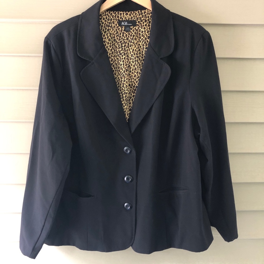AGB Blazer Leopard Lining Sz 22W